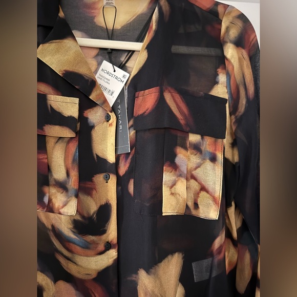 Elite Tahari Floral Blouse - Picture 5 of 5